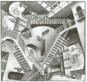 Figura 3: Relatividade - Escher